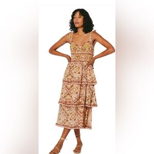 Cleobella NWT dress (neutral / rust)